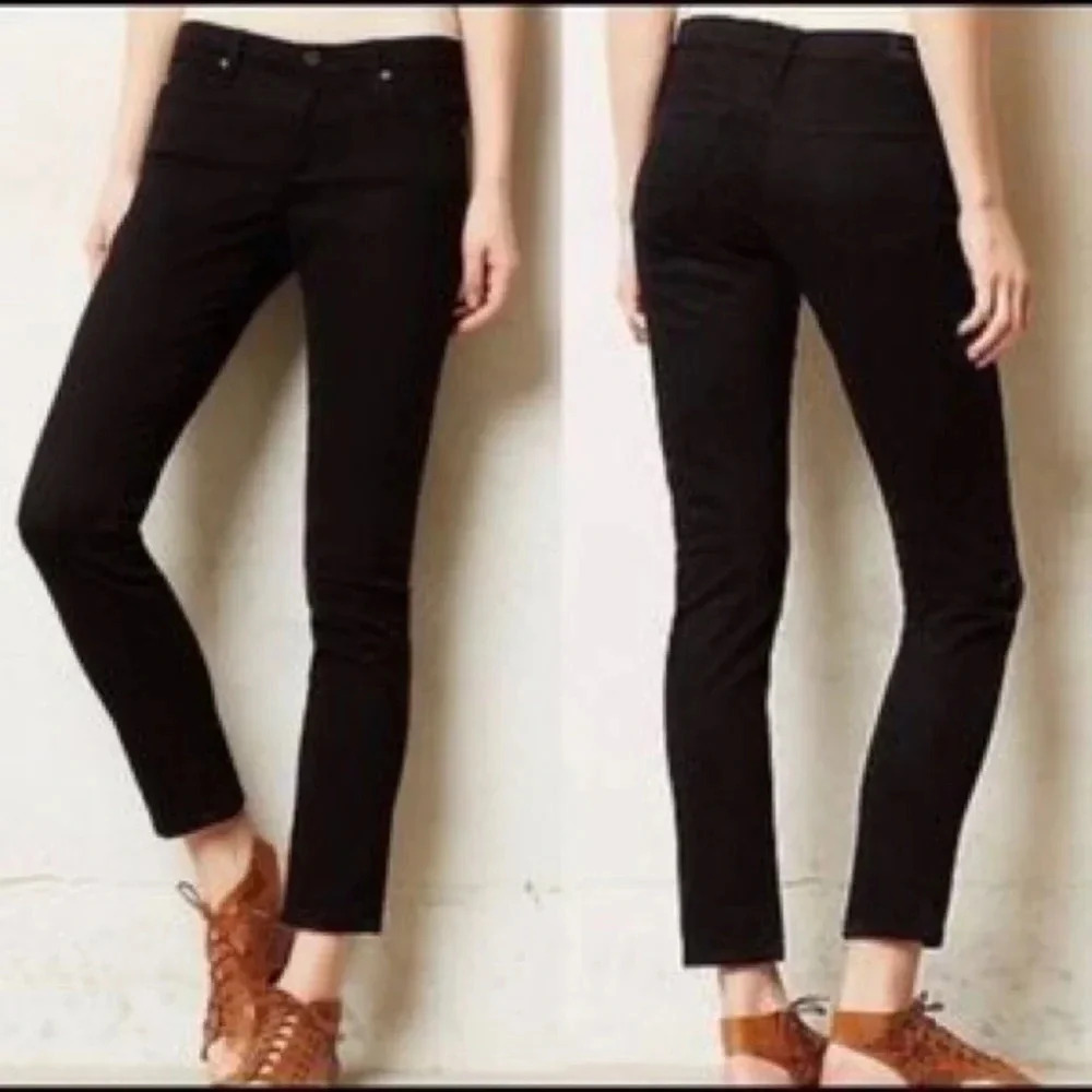 AG Adriano Gold Faded Black Willow Skinny Jeans